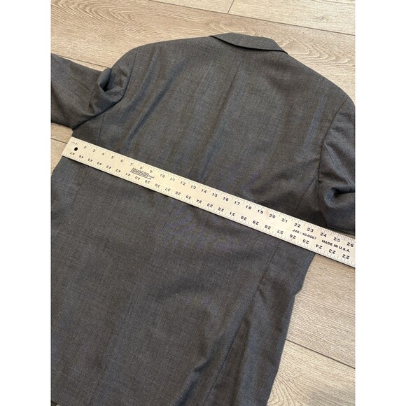 Ralph Ralph Lauren Dillards Blazer Mens 46T Grey Single Breasted Wool Canada - Picture 10 of 10